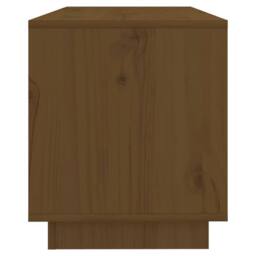 Berkfield Home TV Cabinet Honey Brown 74x34x40 cm Solid Wood Pine - Size: 74 x 34 x 40 cm - thumbnail 5