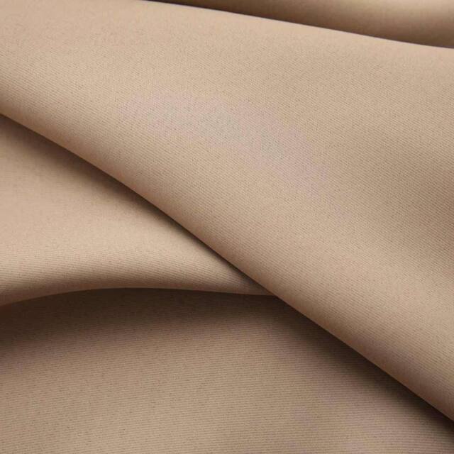 Berkfield Home Elegant Blackout Curtains with Hooks 2 pcs Taupe 140x225 cm - image 1