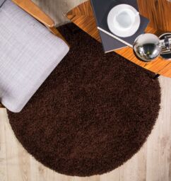 Kukoon Brown Soft Value Shaggy Living Area Rug - Size: 180 cm x 270 cm - thumbnail 3