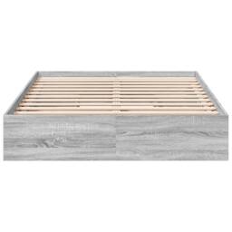Berkfield Home Bed Frame with Drawers without Mattress Grey Sonoma 140x200 cm - thumbnail 4