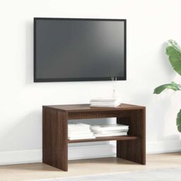 Berkfield Home TV Cabinet Brown Oak 60x40x40 cm Engineered Wood - Size: 60 x 40 x 40 cm - thumbnail 3