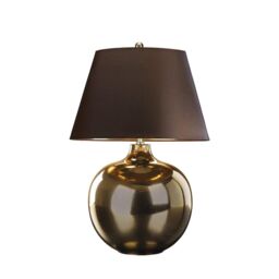 Netlighting Ottoman 1 Light Table Lamp Bronze E27 - thumbnail 1