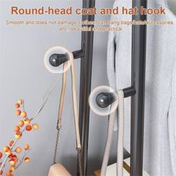 Kelvenix Black Heavy Duty Double Rail Clothes Hanging Rack, Display Stand with Shelf - thumbnail 4