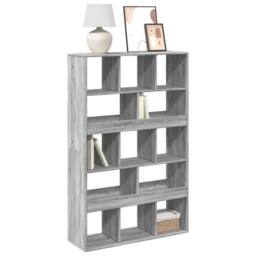 Berkfield Home Classic Bookcase Grey Sonoma 100x33x156.5 cm Engineered Wood - thumbnail 2