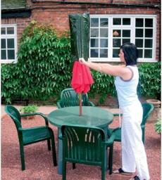 Marco Paul Large Garden Parasol Umbrella cover in Green - thumbnail 2