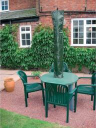 Marco Paul Large Garden Parasol Umbrella cover in Green - thumbnail 1
