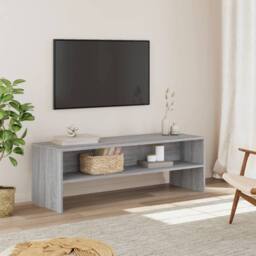 Berkfield Home TV Cabinet Grey Sonoma 120x40x40 cm Engineered Wood - Size: 120 x 40 x 40 cm - thumbnail 2