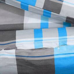 Berkfield Home Duvet Cover Set Blue & Grey 225x220 cm Cotton - thumbnail 8