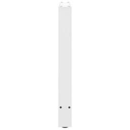 Berkfield Home Coffee Table Legs White 2 pcs 50x(72-73) cm Steel - thumbnail 6
