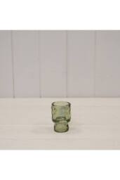 KDMD Small Vintage Green Textured Candle Holder - thumbnail 2