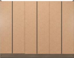 Seconique Nevada 6 Door 2 Drawer Mirrored Wardrobe in Dark Brown - thumbnail 8