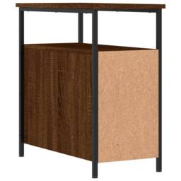 Berkfield Home Bedside Cabinets 2 pcs Brown Oak 30x60x60 cm Engineered Wood - Size: 30 x 60 x 60 cm - thumbnail 9