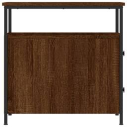 Berkfield Home Bedside Cabinets 2 pcs Brown Oak 30x60x60 cm Engineered Wood - Size: 30 x 60 x 60 cm - thumbnail 8