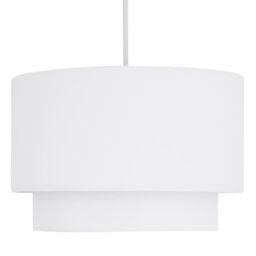 First Choice Lighting White 2 Tier Ceiling Light Shade - thumbnail 2