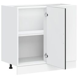Berkfield Home Sink Base Cabinet Black Engineered Wood - thumbnail 6