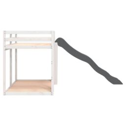 Berkfield Home Bunk Bed with Slide&Ladder without Mattress White 90x200 cm - thumbnail 6