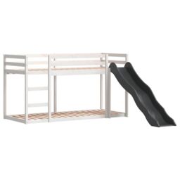 Berkfield Home Bunk Bed with Slide&Ladder without Mattress White 90x200 cm - thumbnail 4