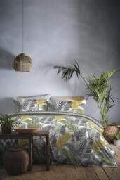 'Tropical' Exotic Palm Print Duvet Cover Set