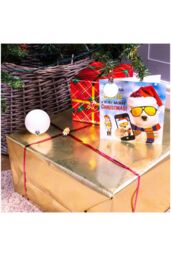 Netagon Pack of 12 Wooden Nutcracker Stickers with Adhesive Back in Red - thumbnail 3