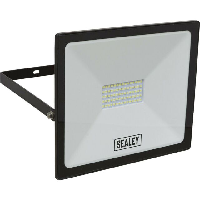 Loops Extra Slim Floodlight with Wall Bracket - 50W SMD LED - IP65 Rated - 4500 Lumens - image 1