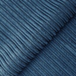 Furnishings For Less UK Luxor Jumbo Cord 4 Seater Corner sofa Right Hand Facing in Blue - thumbnail 4