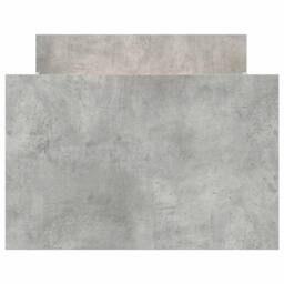 Berkfield Home Durable Bed Frame with Headboard & Footboard Concrete Grey 90x1 - Size: Single - thumbnail 6
