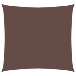 Berkfield Home Sunshade Sail Oxford Fabric Square 4x4 m Brown - thumbnail 2