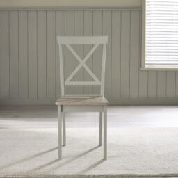 FurnitureboxUK Bude Round Wooden Dining Table & 4 Millford Chairs in Grey - thumbnail 8