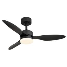 Netlighting Blackwell Ceiling Fan Black 3 Blade LED Dimmable 2700-6500K Remote - thumbnail 1