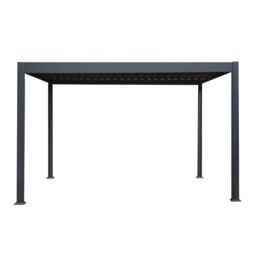 Monstershop Anthracite Aluminium Pergola - 3m x 4m in Grey - thumbnail 3