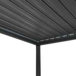 Monstershop Anthracite Aluminium Pergola - 3m x 4m in Grey - thumbnail 9
