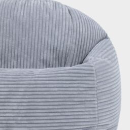 icon Kids High Rest Beanbag in Corduroy in Light Grey - thumbnail 7