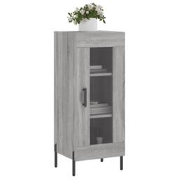 Berkfield Home Sideboard Grey Sonoma 34.5x34x90 cm Engineered Wood - thumbnail 3