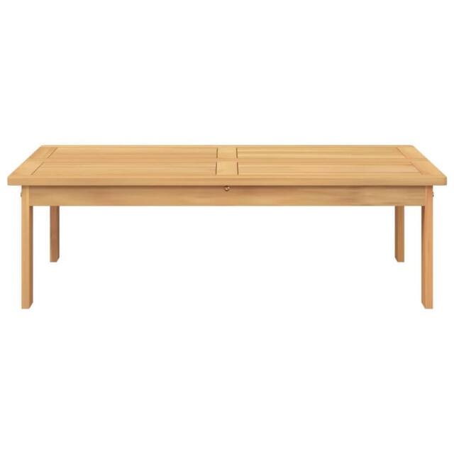 Berkfield Home Garden Table 100x60x30 cm Solid Wood Acacia in Brown - Size: 100 x 60 x 30 cm - image 1