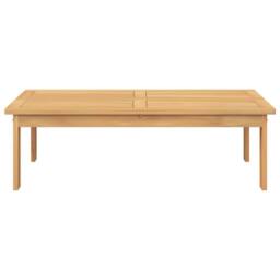 Berkfield Home Garden Table 100x60x30 cm Solid Wood Acacia in Brown - Size: 100 x 60 x 30 cm - thumbnail 1