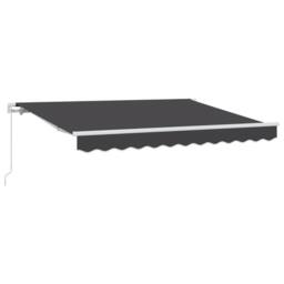 Berkfield Home Manual Retractable Awning Anthracite 300x200 cm - thumbnail 2