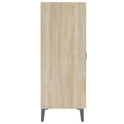 Berkfield Home Sideboard Sonoma Oak 69.5x34x90 cm Engineered Wood in Brown - thumbnail 6