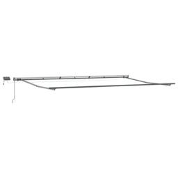 Berkfield Home Manual Retractable Awning with LED Light Grey 600x300 cm - thumbnail 3