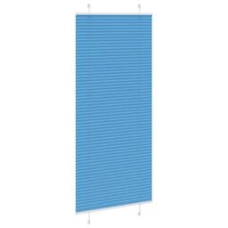 Berkfield Home Pleated Blind Blue 90x200 cm Fabric Width 89.4 cm Polyester - thumbnail 3