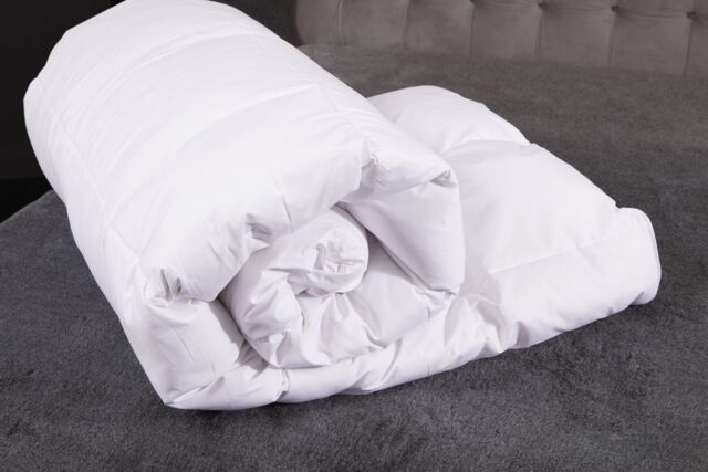 The Linen Consultancy 'TLC 5 Star Hotel Concept' Softened Duck Feather 10.5 Tog Duvet in White - Size: Double - image 1
