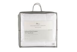 The Linen Consultancy 'TLC 5 Star Hotel Concept' Softened Duck Feather 10.5 Tog Duvet in White - Size: Double - thumbnail 2