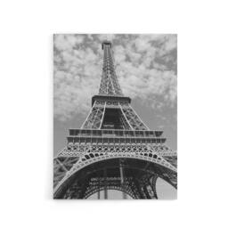 "Artery8 Eiffel Tower Ants View Paris France Canvas Wall Art Print in Grey - Size: W18"" x H24""" - thumbnail 1