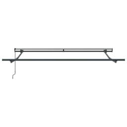 Berkfield Home Manual Retractable Awning Black 300x250 cm - thumbnail 7