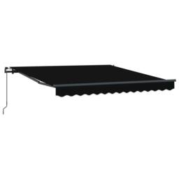 Berkfield Home Manual Retractable Awning Black 300x250 cm - thumbnail 5