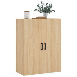 Berkfield Home Wall Mounted Cabinet Sonoma Oak 69.5x34x90 cm in Brown - thumbnail 4