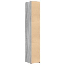 Berkfield Home Highboard Grey Sonoma 30x42.5x185 cm Engineered Wood - thumbnail 6