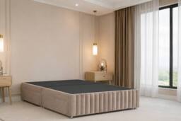 "Nexus Mattresses Ltd Verona Plush Divan 2 Drawers Foot-End 12""Footboard 54""Headboard in Bronze - Size: King" - thumbnail 7