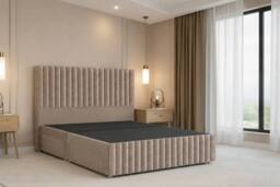 "Nexus Mattresses Ltd Verona Plush Divan 2 Drawers Foot-End 12""Footboard 54""Headboard in Bronze - Size: King" - thumbnail 2