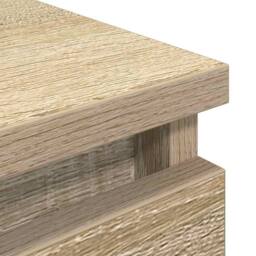 Berkfield Home TV Cabinet Sonoma Oak 80x35x54 cm Engineered Wood in Light Tan - Size: 80 x 35 x 54 cm - thumbnail 9