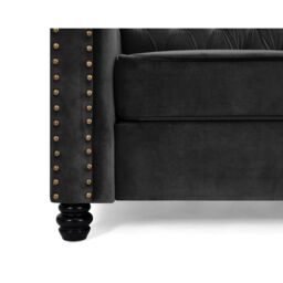 Home Detail Chester 3 Seater Sofa in Black - thumbnail 5